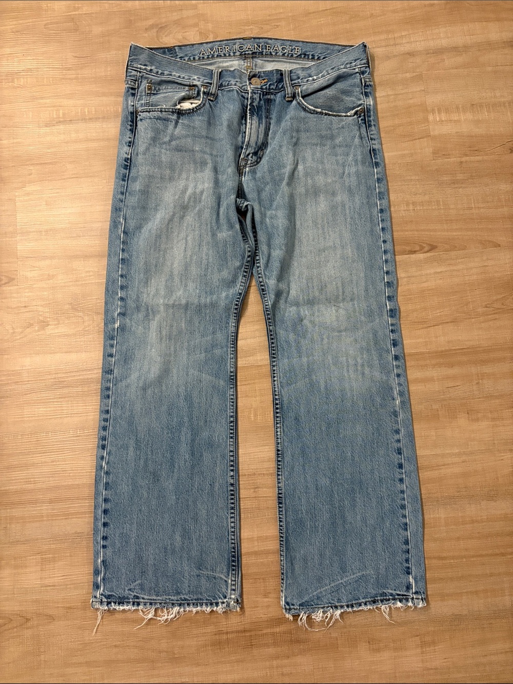 American Eagle Outfitters Light Blue Men’s Bootcut Jeans 34x30